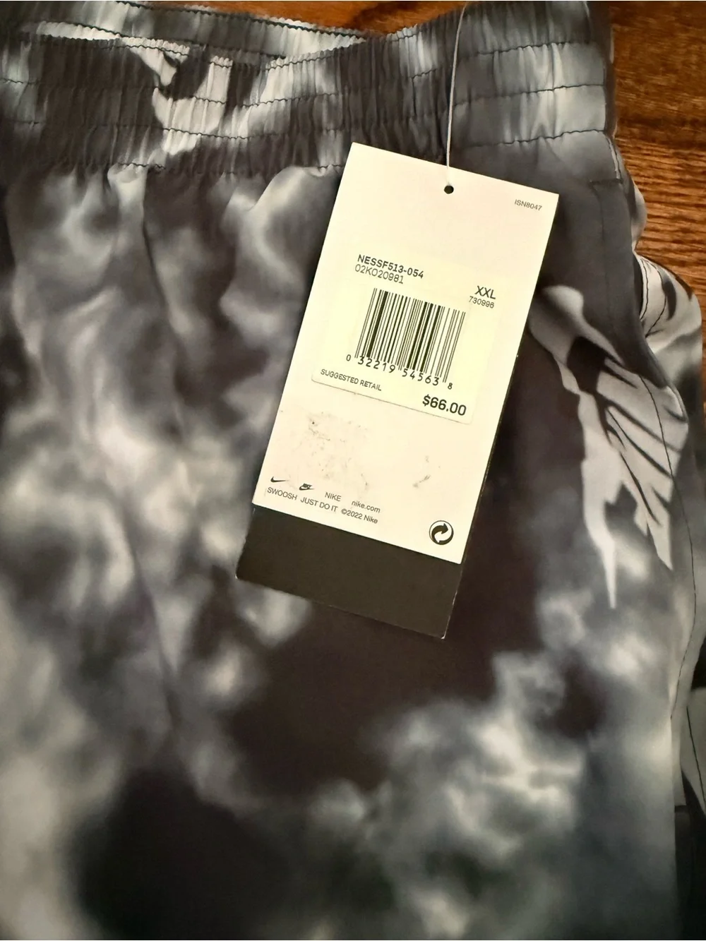 Nike Men’s Tie-Dye Swim Trunks Size XXL